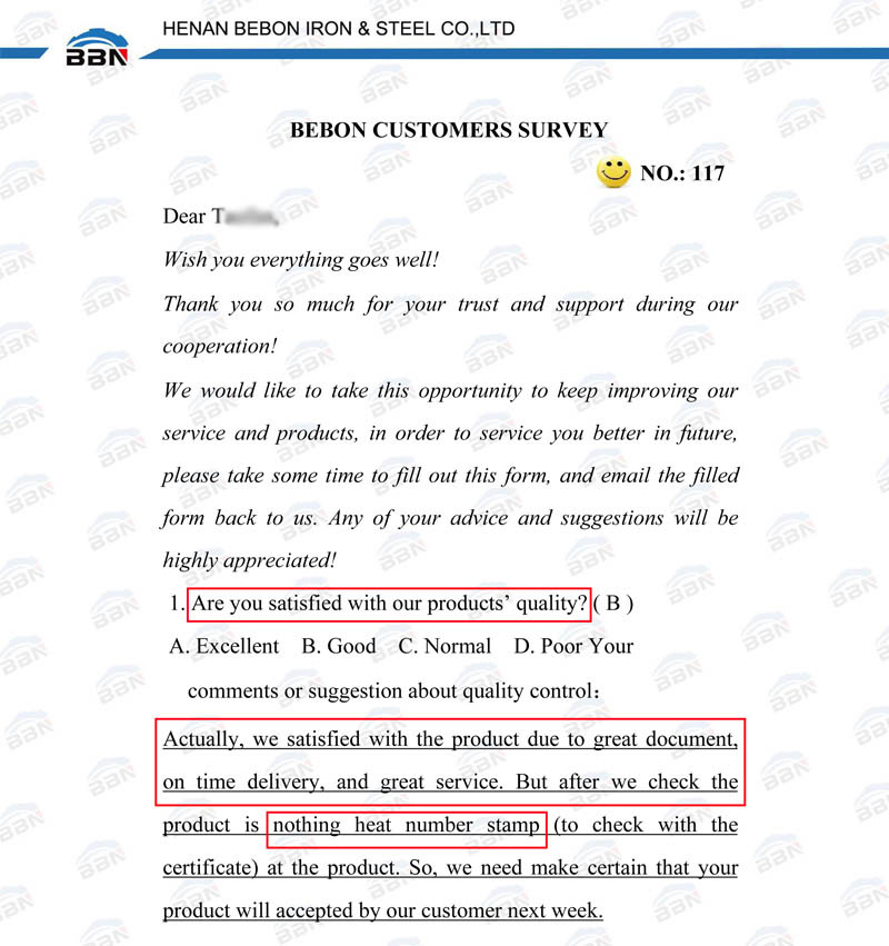 Complaint case from cutsomers